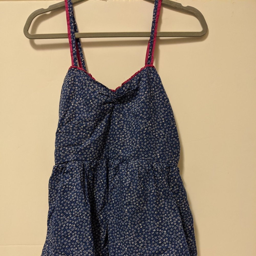 Forever 21 Floral Blue Tiered Dress | F21